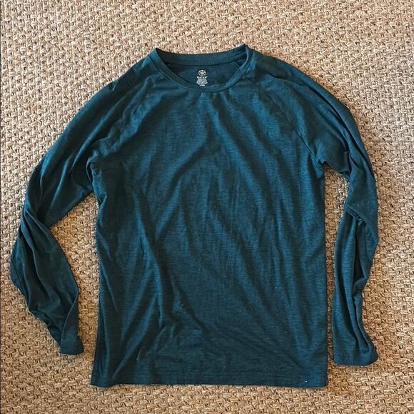 GAIAM Deep Teal Long Sleeve Top - Picture 1 of 4